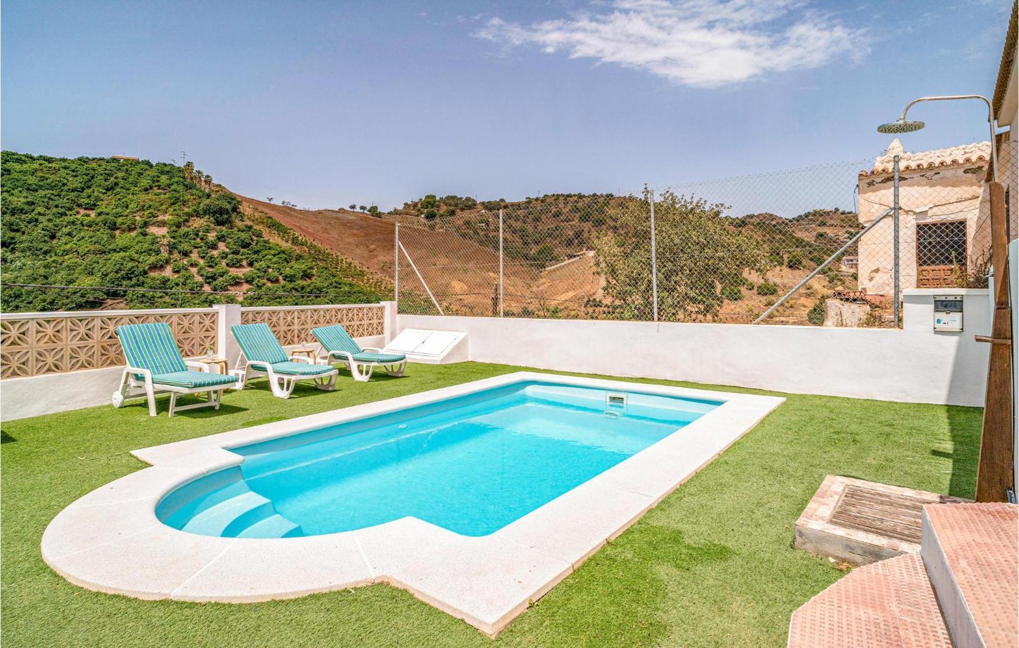 Gorgeous Home In Cajiz With Wifi Cajis Exterior photo