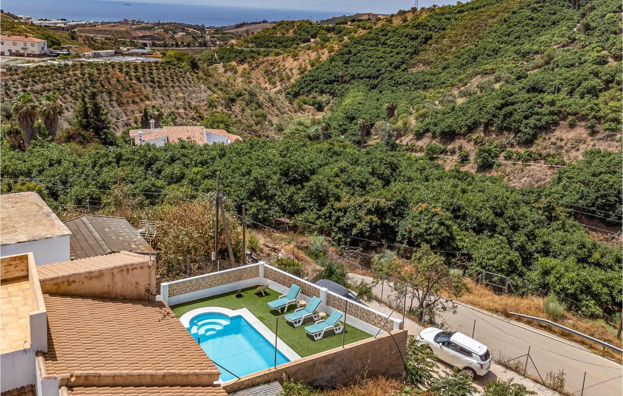 Gorgeous Home In Cajiz With Wifi Cajis Exterior photo